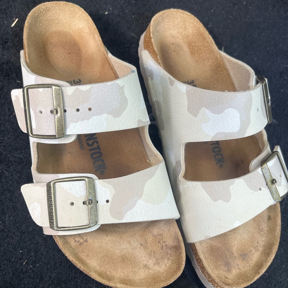 Camo Birkenstock sandals